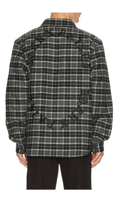 Born x Raised Born x Raised Embroidered Flannel Shirt Jacket