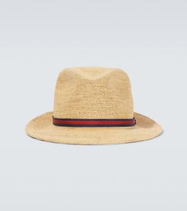 Borsalino Borsalino Argentina crochet straw Panama hat