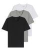 BOSS BOSS 3-Pack Cotton Crewneck Undershirts - 3