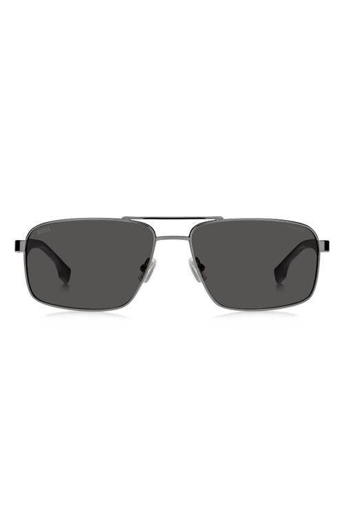 BOSS BOSS 59mm Aviator Sunglasses