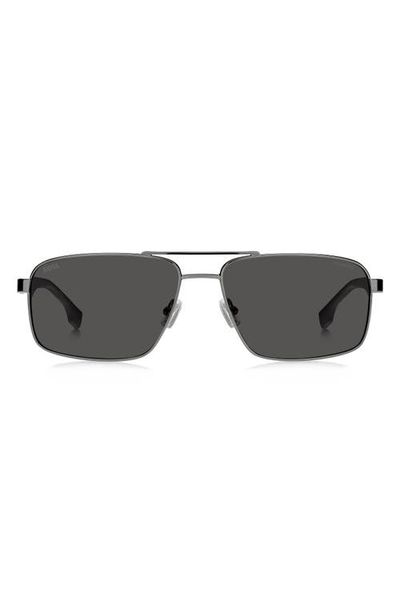 BOSS BOSS 59mm Aviator Sunglasses