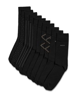 Boss Boss Argyle Crew Socks, Pack of 5