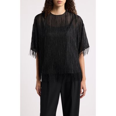BOSS BOSS Bafray Fringe Top