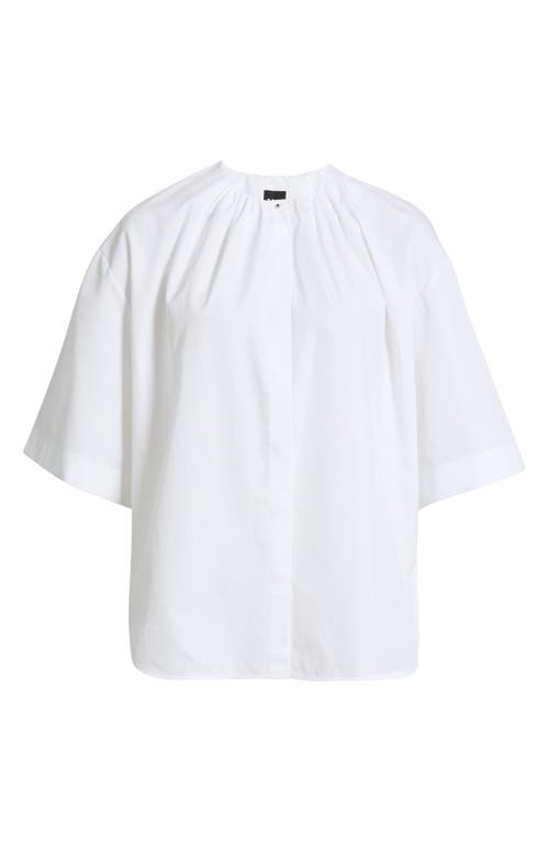 BOSS BOSS Banorena Gathered Cotton Top