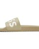 BOSS BOSS Beige Italian-Made Large Logo Detail Slides - 3