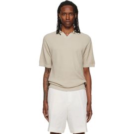 BOSS BOSS Beige Logo Patch Polo
