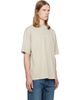 BOSS BOSS Beige Relaxed-Fit Cotton Embroidered Logo T-shirt - 2