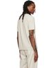 BOSS BOSS Beige Relaxed-Fit Layered Logo Print T-shirt - 3