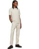 BOSS BOSS Beige Relaxed-Fit Layered Logo Print T-shirt - 4