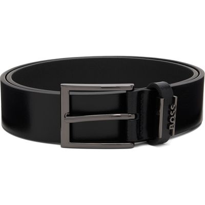 BOSS BOSS Black Brushed Hardware Belt