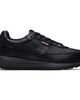 BOSS BOSS Black Brushed Leather Sneakers - 1