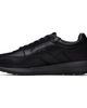 BOSS BOSS Black Brushed Leather Sneakers - 3