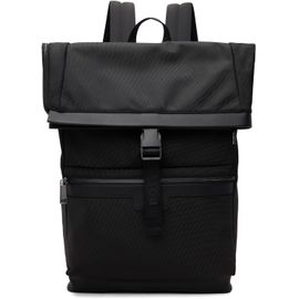 BOSS BOSS Black Canvas Flap Backpack