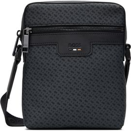 BOSS BOSS Black Coated Canvas Messenger Bag