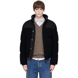 BOSS BOSS Black Corduroy Puffer Jacket