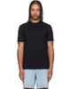 BOSS BOSS Black Cotton-Jersey Signature-Stripe Cuffs T-shirt - 1