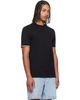BOSS BOSS Black Cotton-Jersey Signature-Stripe Cuffs T-shirt - 2