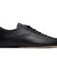 BOSS BOSS Black Debossd Logo Nappa-leather Sneakers - 1