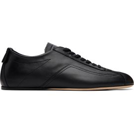 BOSS BOSS Black Debossd Logo Nappa-leather Sneakers