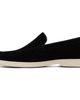 BOSS BOSS Black Debossed-Logo Suede Loafers - 3