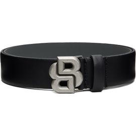 BOSS BOSS Black Double B Monogram Buckle Belt