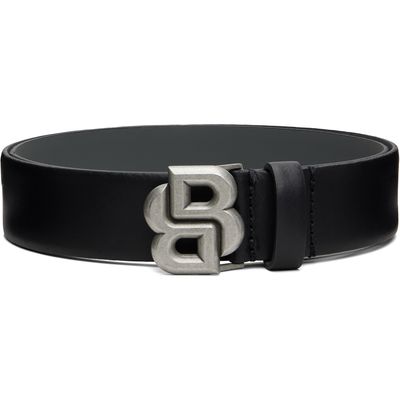 BOSS BOSS Black Double B Monogram Buckle Belt