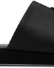 BOSS BOSS Black Double B Monogram Faux-Leather Slides - 1
