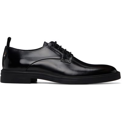 BOSS BOSS Black Embossed-Logo Derbys