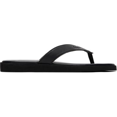 BOSS BOSS Black Embossed-Logo Flip-Flops