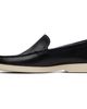 BOSS BOSS Black Embossed-Logo Loafers - 3