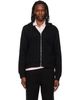 BOSS BOSS Black Embroidered-Logo Hoodie - 1