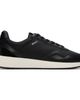 BOSS BOSS Black Leather & Canvas Sneakers - 1