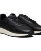 BOSS BOSS Black Leather & Canvas Sneakers - 4