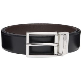 BOSS BOSS Black Leather Dress Belt