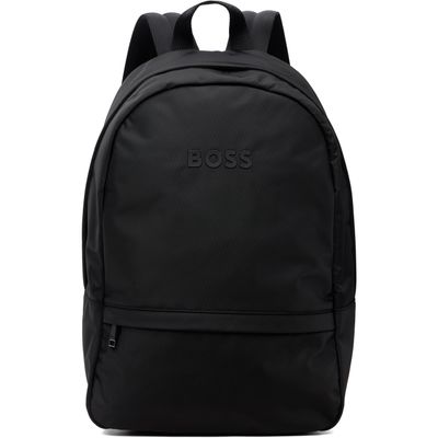 BOSS BOSS Black Logo-Detail Backpack