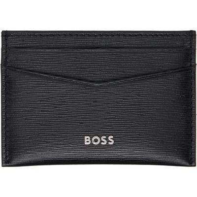 BOSS BOSS Black Logo Hardware Card Holder