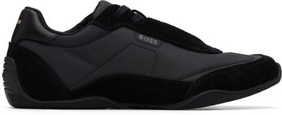 BOSS BOSS Black Printed-Logo Sneakers