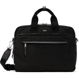 BOSS BOSS Black Removable Shoulder Strap Document Briefcase