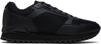 BOSS BOSS Black Running-Inspired Sneakers
