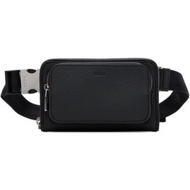 BOSS BOSS Black Saffiano Leather Messenger Bag
