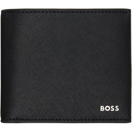BOSS BOSS Black Saffiano Leather Wallet