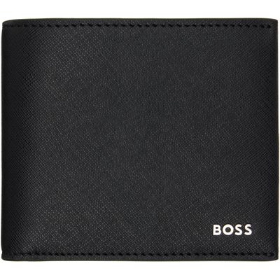 BOSS BOSS Black Saffiano Leather Wallet