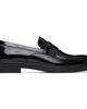 BOSS BOSS Black Strap Polished Loafers - 1