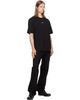 BOSS BOSS Black Stretch-Cotton Contrast Logo T-shirt - 4