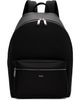 BOSS BOSS Black Structured Logo Lettering Backpack - 1