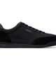 BOSS BOSS Black Suede-Trim Ribbed Sole Sneakers - 1
