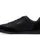 BOSS BOSS Black Suede-Trim Ribbed Sole Sneakers - 3