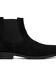 BOSS BOSS Black Suede Elasticated Panels Chelsea Boots - 1