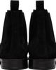 BOSS BOSS Black Suede Elasticated Panels Chelsea Boots - 2