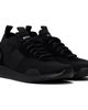 BOSS BOSS Black Suede Trim Knitted Upper Sneakers - 4